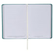 Load image into Gallery viewer, Be Still & Know Psalm 46:10 Teal Faux Leather Journal