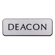 Load image into Gallery viewer, Deacon Badge, Magnetic, Silver