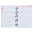 Load image into Gallery viewer, Bless You & Keep You Numbers 6:24-25 White & Pink Floral Wirebound Journal