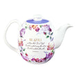 Load image into Gallery viewer, Be Still & Know Psalm 46:10 Purple Teapot