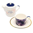 Load image into Gallery viewer, Be Still Psalm 46:10 Tea for One Set