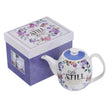 Load image into Gallery viewer, Be Still & Know Psalm 46:10 Purple Teapot