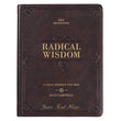 Load image into Gallery viewer, Personalized Radical Wisdom 365 Devotions A Daily Journey for Men Brown Faux Leather