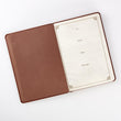 Load image into Gallery viewer, The Lord's Prayer Matthew 6: 9-13 Brown LuxLeather Prayer Journal