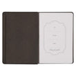 Load image into Gallery viewer, Best Dad Ever Psalm 28:7 Brown Faux Leather Journal