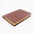 Load image into Gallery viewer, Personalized KJV Thinline Bible Giant Print Leathersoft Brown Thumb Indexed