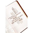 Load image into Gallery viewer, Personalized Every Man's Bible Deluxe Messenger Edition LeatherLike Brown New Living Translation