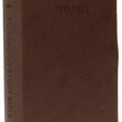 Load image into Gallery viewer, Personalized KJV Foundation Study Bible Leathersoft Brown Thumb Indexed