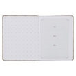 Load image into Gallery viewer, Personalized Custom Text Your Name Daily Hope for a Women's Heart Devotional Taupe Faux Leather