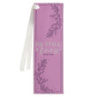 Load image into Gallery viewer, Be Still & Know Psalm 46:10 Lilac Faux Leather Bookmark