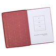 Load image into Gallery viewer, Commit to the Lord Red Full Grain Leather Journal