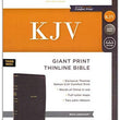 Load image into Gallery viewer, Personalized KJV Thinline Bible Giant Print Red Letter Leathersoft Black Thumb Indexed