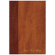 Load image into Gallery viewer, Personalized NIV Giant Print Compact Bible Red Letter Comfort Print Leathersoft Brown