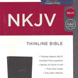 Load image into Gallery viewer, Personalized NKJV Thinline Holy Bible Comfort Leathersoft Black New King James Version