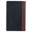 Load image into Gallery viewer, Personalized KJV Deluxe Gift Bible Two-Tone Brown and Black Full-Grain