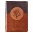 Load image into Gallery viewer, Personalized Trust Zippered Classic LuxLeather Journal - Jeremiah 17:7