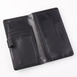 Load image into Gallery viewer, Blessed Luke 1:45 Blue Faux Leather Checkbook Cover
