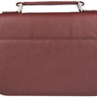 Load image into Gallery viewer, Grace Grain Faux Leather Russet Brown Personalized Bible Cover For Women