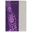 Load image into Gallery viewer, Personalized Custom Text Your Name NKJV The Study Bible for Women Purple/Gray Linen Indexed New King James Version