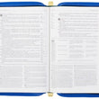 Load image into Gallery viewer, Amazing Grace Blue Faux Leather Personalized Bible Cover For Women