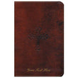 Load image into Gallery viewer, Personalized ESV Compact Bible TruTone Walnut Weathered Cross Design
