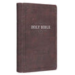 Load image into Gallery viewer, Personalized KJV Holy Bible Giant Print Full-Size Bible Dark Brown Faux Leather Bible