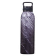Load image into Gallery viewer, Strong & Courageous Joshua 1:9 Black Stone Stainless Steel Water Bottle