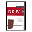 Load image into Gallery viewer, Personalized NKJV Single-Column Reference Bible Leathersoft Mahogany New King James Version