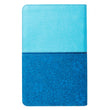 Load image into Gallery viewer, Personalized KJV Giant Print Bible Two-Tone Blue Faux Leather w/Ribbon Marker King James Version