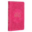 Load image into Gallery viewer, Personalized KJV Pink Faux Leather Deluxe Gift Bible Thumb Indexed King James Version
