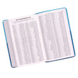 Load image into Gallery viewer, Personalized KJV Giant Print Bible Two-Tone Blue Faux Leather w/Ribbon Marker King James Version