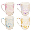 Load image into Gallery viewer, Butterfly Blessings Mug Set of 4