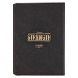 Load image into Gallery viewer, Best Dad Ever Psalm 28:7 Brown Faux Leather Journal