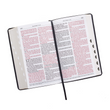 Load image into Gallery viewer, Personalized Custom Text Your Name KJV Giant Print Thumb Index Two-Tone Black Bible King James Version
