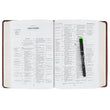 Load image into Gallery viewer, Personalized NKJV Thompson Chain-Reference Bible Brown Leathersoft