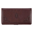 Load image into Gallery viewer, Be Still and Know Psalm 46:10 Brown Faux Leather Checkbook Cover