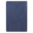 Load image into Gallery viewer, Personalized KJV Holy Bible Thinline Large Print Navy Faux Leather w/Thumb Index King James Version