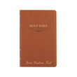 Load image into Gallery viewer, Personalized Custom Text Your Name KJV Holy Bible Gift Edition LuxLeather Brown King James Version