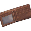 Load image into Gallery viewer, Blessed Man Brown Genuine Leather Wallet