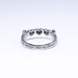 Load image into Gallery viewer, Christ My Strength Philippians 4:13 Woman's Triple Heart Ring