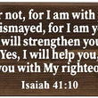 Load image into Gallery viewer, Isaiah 41:10 Fear Not For I AM With You Wood Decor