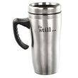 Load image into Gallery viewer, Be Still & Know Psalm 46:10 Stainless Steel Travel Mug With Handle