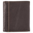 Load image into Gallery viewer, Best Dad Brown and Tan Genuine Leather Trifold Wallet