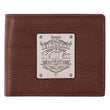 Load image into Gallery viewer, Blessed Is The Man Jeremiah 17:7 Brown Genuine Leather Wallet