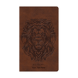 Load image into Gallery viewer, Personalized Custom Text Your Name ESV Thinline Holy Bible TruTone Royal Lion Brown English Standard Version