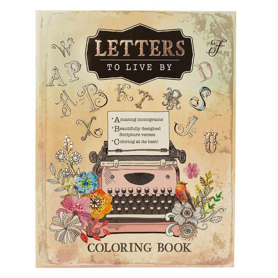 Letters to Live By Coloring Book