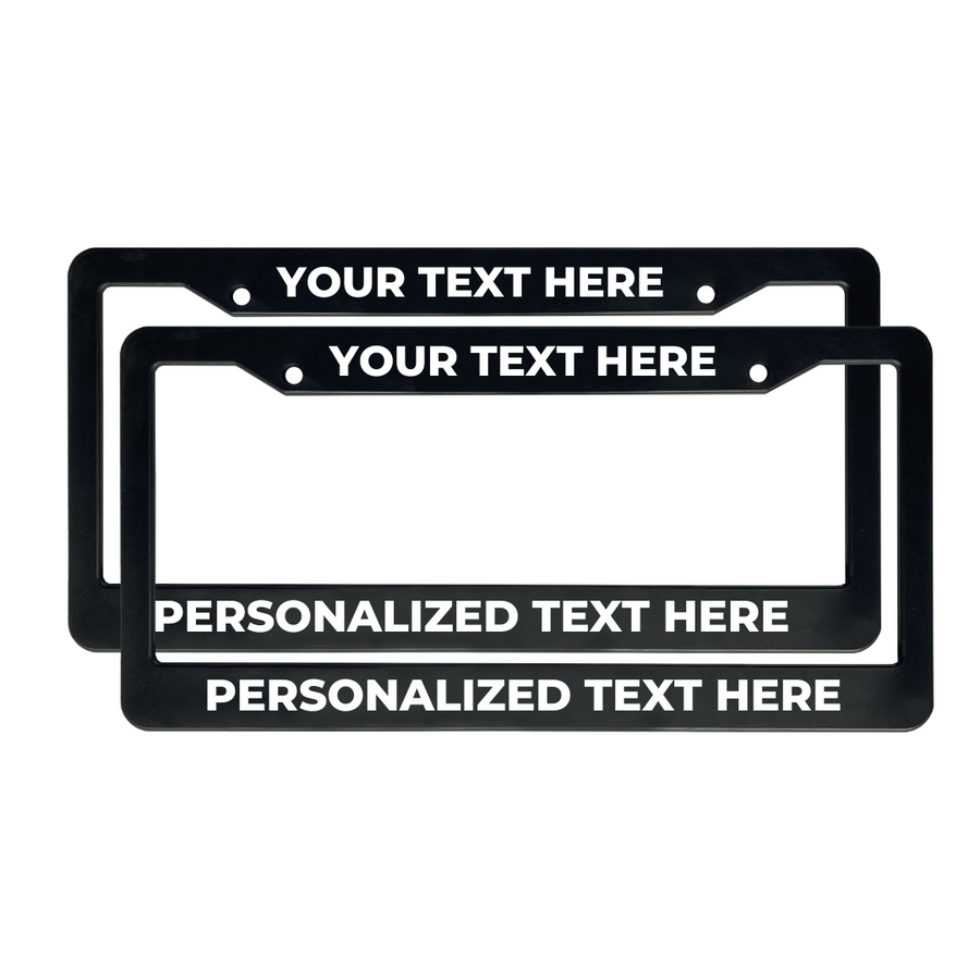 Custom License Plate Frame for Car