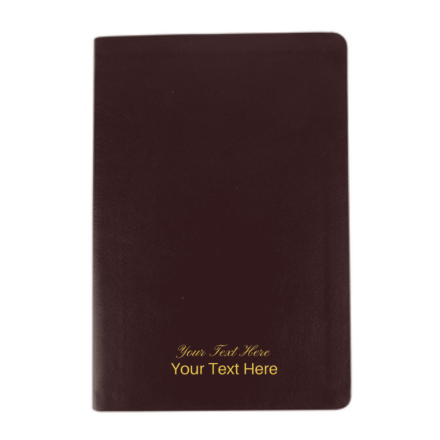 Personalized NIV Thinline Bible Large Print Burgundy