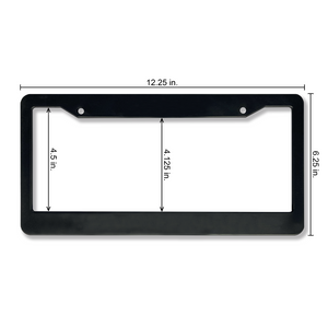 El Miedo Termina Cuando La Fe Comienza | Christian Spanish License Plate Frame