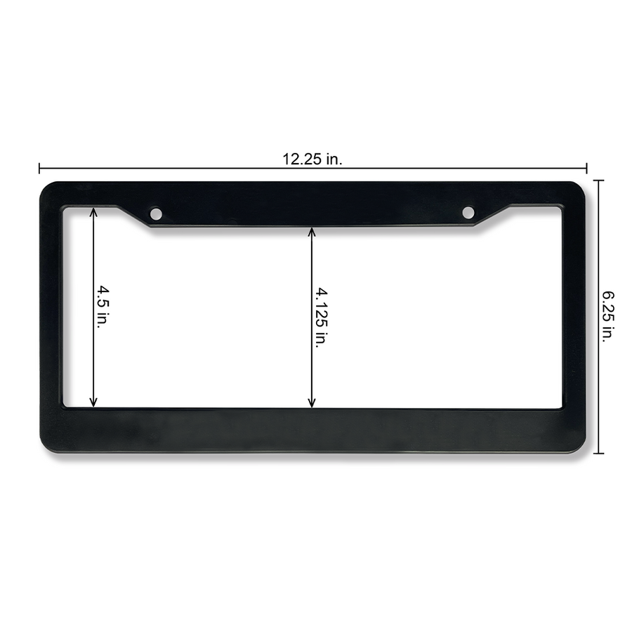 Salmo 46:10 Estad Quietos Y Sabed Que Yo Soy Dios | Christian Spanish License Plate Frame